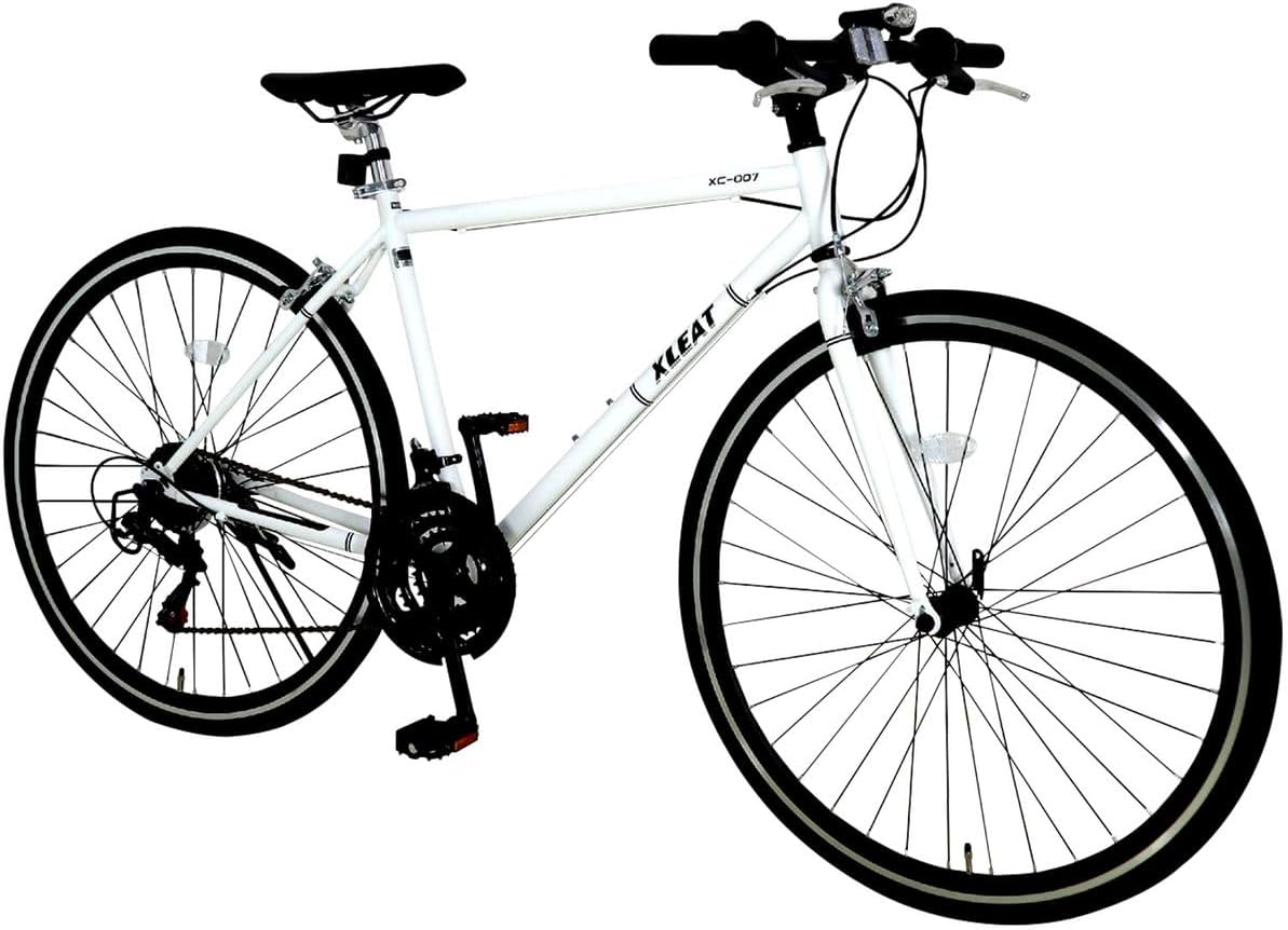 軽量クロスバイク】XC-009 700C 21段変速 シマノ製ギア搭載 グレー